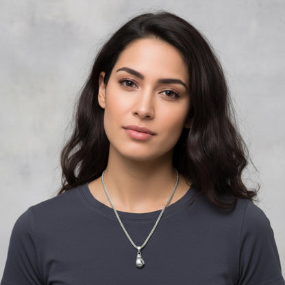 Unisex Heavy Silver Boxing Glove Pendant, Silver Boxing Charm, Silver Kickboxing Charm, Fighter Necklace, Gift for Boyfriend, Cancer Survive