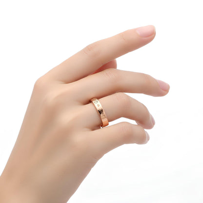 Custom Engraved Names Ring, Dainty 925 Silver Gold Plated Promise Ring, Personalized Minimalist Stackable Band, Christmas Gift for Her