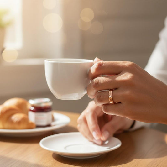 Engraved Name Band, Dainty 925 Sterling Silver Gold Plated Ring, Custom Love Token, Personalized Anniversary Gift for Her, Christmas Gift